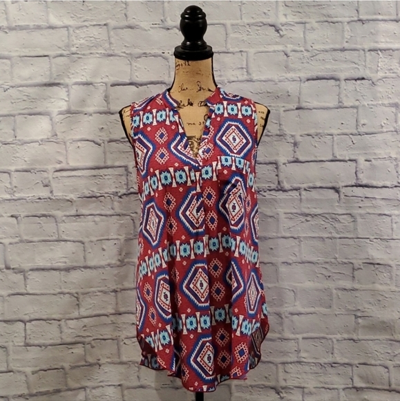 Aztec Print Tank - Picture 2 of 4